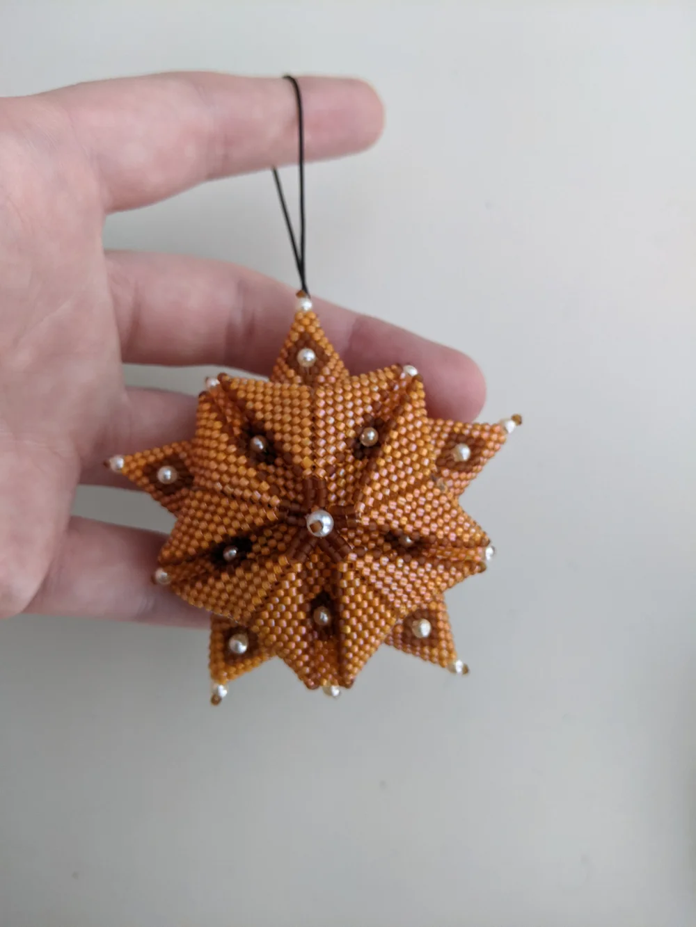 Handcrafted Beaded Star Ornament